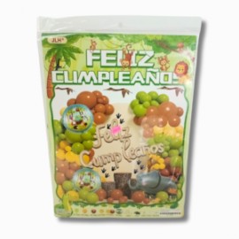 KIT DE GLOBOS JUNGLA