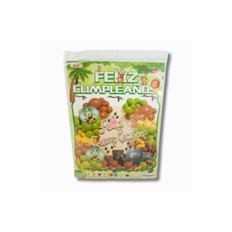 KIT DE GLOBOS JUNGLA