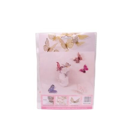 Mariposa decorativa 3D