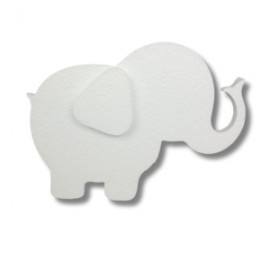 Elefante de unicel 40x28cm