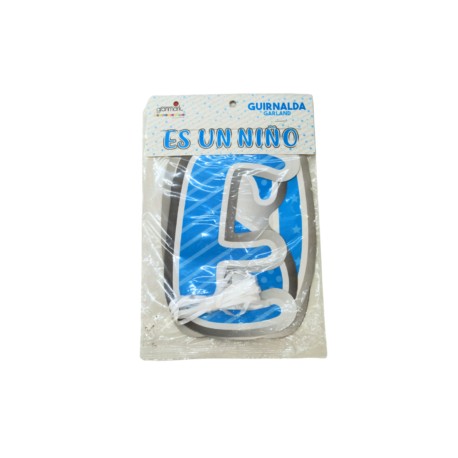 LETRERO BANDERIN »ES NIÑO»