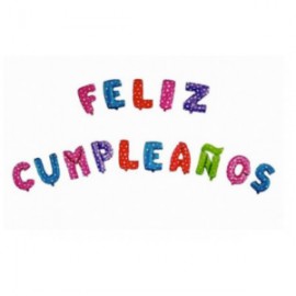 KIT GLOBOS »FELIZ CUMPLEAÑOS»