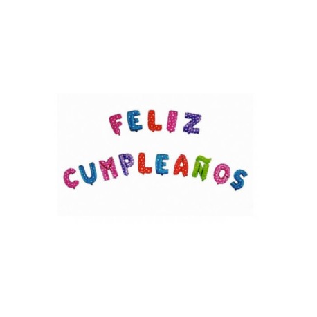 KIT GLOBOS »FELIZ CUMPLEAÑOS»