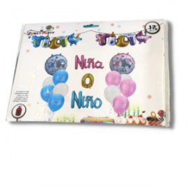 KIT DECORACIÓN »NIÑA O NIÑO»